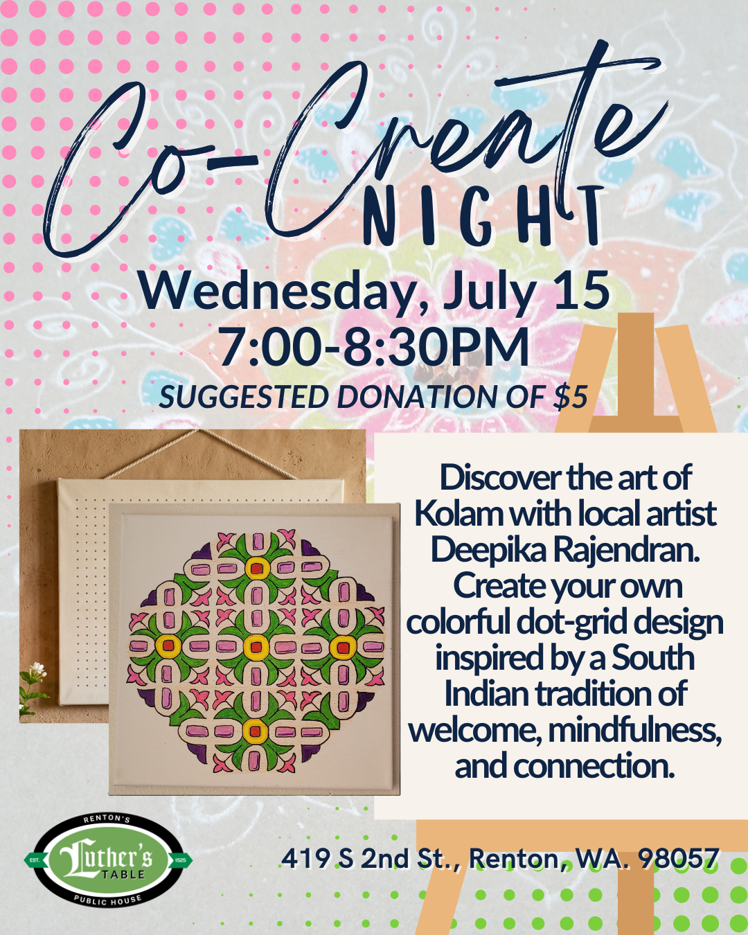 Co-Create Night at Luther's Table
